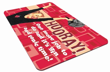 FR�HST�CKSBRETTCHEN - HOORAY! SPRUCH auf einer Berlin Wunschliste / Geschenkidee