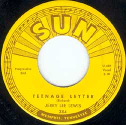 JERRY LEE LEWIS - Teenage Letter