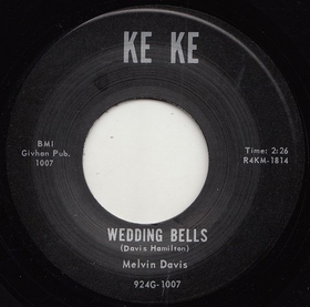 MELVIN DAVIS - Wedding Bells / It's No News