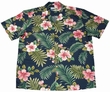 ORIGINAL HAWAIIHEMD - HIBISCUS FERN - NAVYBLAU - WAIMEA CASUAL