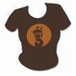 BOUND GIRL SHIRT - BRAUN