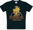 KIDS-SHIRT - PEANUTS - WOODSTOCK - SCHWARZ
