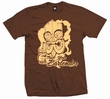 TRUST YOUR BARTENDER - MEN SHIRT BRAUN
