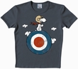 LOGOSHIRT - PEANUTS - SNOOPY TARGET - SHIRT BLAU