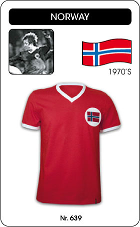 NORWEGEN RETRO TRIKOT KURZ
