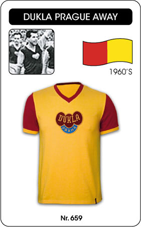 DUKLA PRAHA PRAG RETRO TRIKOT