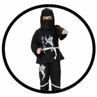 BLACK NINJA KINDER KOSTÜM