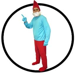 Papa Schlumpf Kostüm - Erwachsene - Klicken für grössere Ansicht