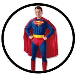 Superman Kost�m Erwachsene - Klicken f�r gr�ssere Ansicht