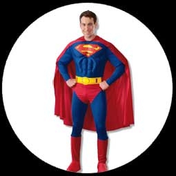 Superman Kost�m Erwachsene - Klicken f�r gr�ssere Ansicht