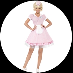 50er Diner Girl Kost�m - Klicken f�r gr�ssere Ansicht
