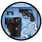 POLIZEI SET PISTOLE UND HANDSCHELLEN FÜR KINDER