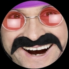 70er Jahre Bart schwarz