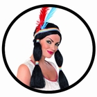 INDIANER PERÜCKE - INDIANER PRINZESSIN