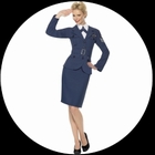 Air Force Pilotin Kost�m 