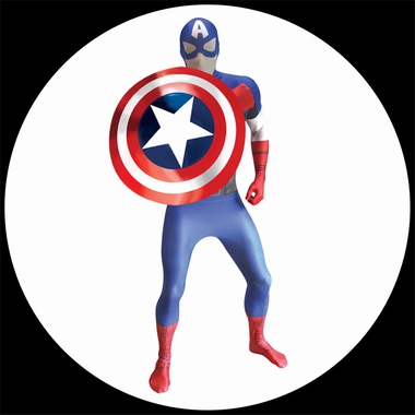 Captain America Morphsuit - Digitales Kost�m - Klicken f�r gr�ssere Ansicht