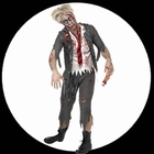 High School Boy Zombie Kost�m - Schuljunge
