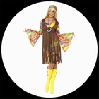 Hippie Kostm Damen - 1960s Groovy Lady