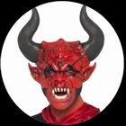 Teufel Maske mit Hrnern