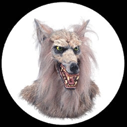 Wolfmaske Deluxe Erwachsene - Klicken fr grssere Ansicht
