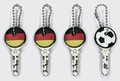 Fussball 4er Set Weltmeister - Keycovers - Schl�sselkappen