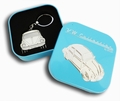 VW Beetle Schl�sselanh�nger - Weiss - Volkswagen