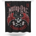 M�tley Cr�e Duschvorhang - Biker Skull