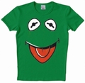 Logoshirt - Muppets - Faces Kermit Shirt - Gr�n