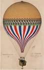 Heissluftballon Poster Le Tricolore, E. Hamelin