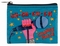  x CH-CH-CH-CH CHANGE PURSE - GELDB�RSE BLUE Q