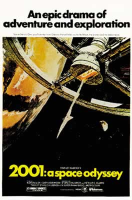 2001 - A SPACE ODYSSEY - POSTER auf einer Ibbenb�ren Wunschliste / Geschenkidee