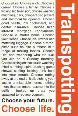 TRAINSPOTTING auf einer Basel Wunschliste / Geschenkidee