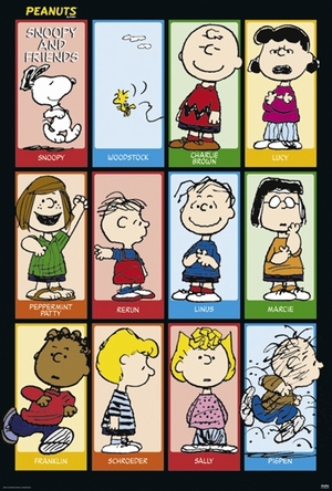 PEANUTS POSTER SNOOPY FRIENDS - POSTER auf einer Wesseling Wunschliste / Geschenkidee