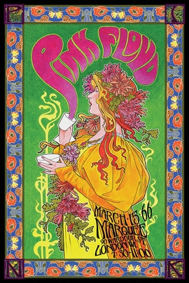 PINK FLOYD TOURPLAKAT 1966