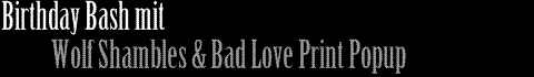 Wolf Shambles - Bad Love