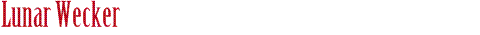 lunar wecker