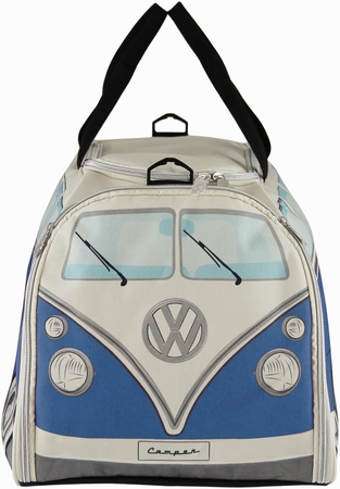 VW BUS T1 SPORTTASCHE BLAU/BEIGE