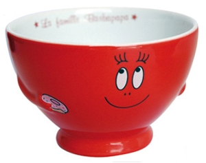 BARBAPAPA SCH�SSEL - BARBAWUM - ROT